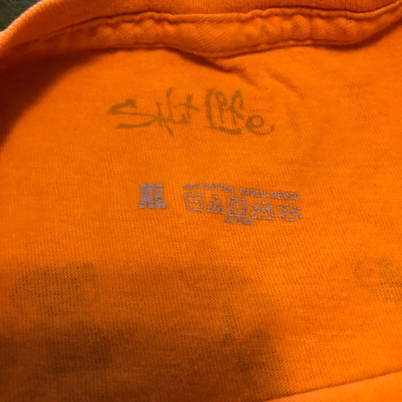Men’s Salt Life Fishing Tee, Boating, shrimping, Super Soft, Graphic Hook, sz XL - Picture 5 of 5